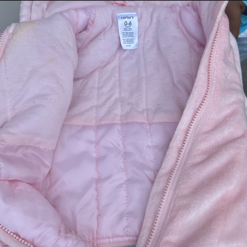 Pink footless peacoat